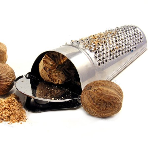 Whole Nutmeg Grater - Stainless Steel
